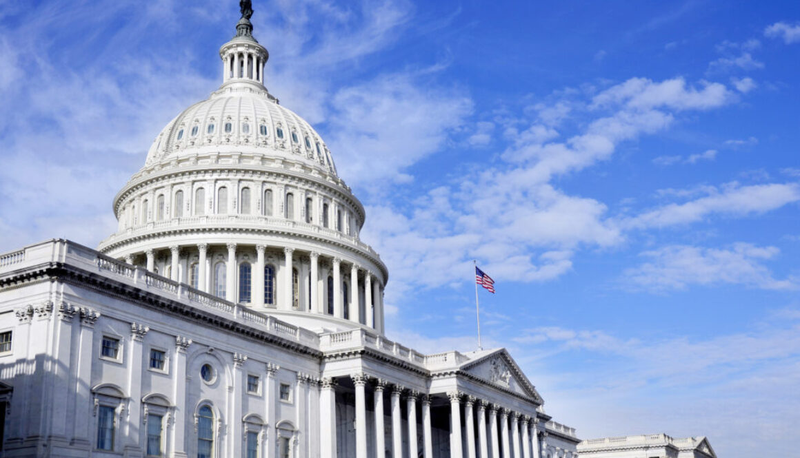 United States Capitol Building in Washington DC public building