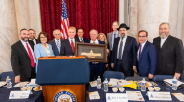 ‘Never been harder time in my lifetime to be a Jew in America,’ Michigan senator says at Capitol Hill Jewish heritage event